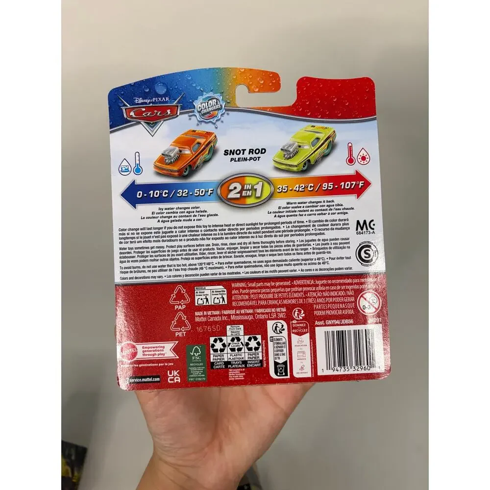 Disney Pixar Cars Color Changers Snot Rod Race to Celebrate 20th Anniversary